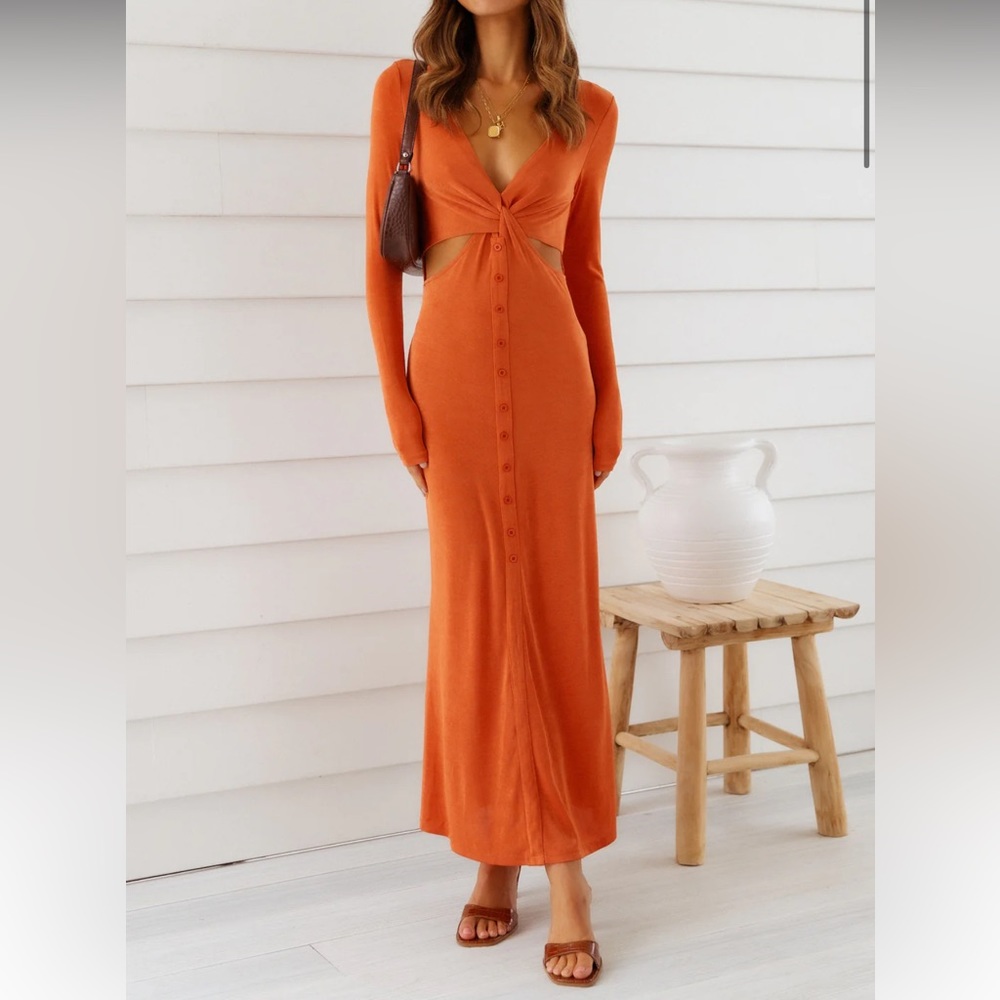 Hello Molly Criss Cross maxi dress